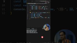 🔍🔍 Unpacking Objects: Exploring Destructuring in JavaScript! 🔍🔍 #telugu #codewithkg