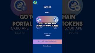 Here is how you get your Ape onto ApeChain! #youtubeshorts #short #crypto #ape #apechain #apecoin