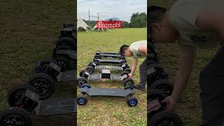 Ecomobl electric longboard & electric mountain board & off road electric skateboard #skateboarding