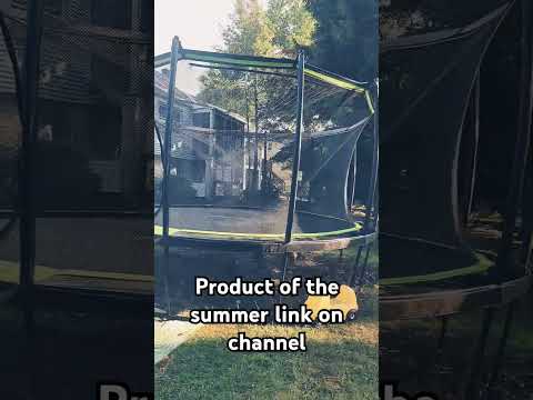 You need this for your summer #summer #water #trampoline