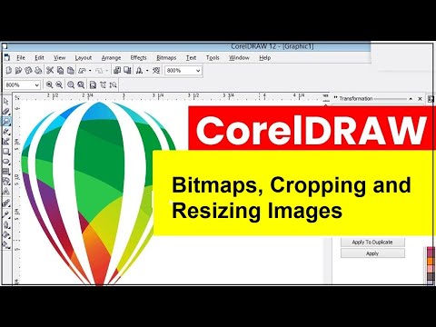 CorelDraw Bitmaps, Cropping and Resizing Images