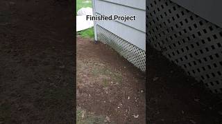 Finished Project, codenamed LAYPIPE. #fixingstuff #diy #drainagepipe #digging #shoveling