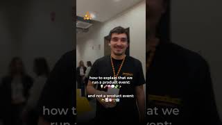 This Is What Product Events Should Feel Like ✨ #techevent #startup  #careerpath #productmanagement