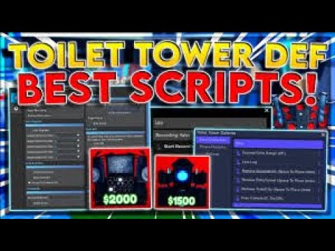 [ Toilet Tower Defence 🚽🚺] free Script/Hack | Auto farm MARCO / Inf luck🍀 | Safe | PASTEBIN 2024