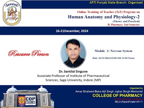 Teacher Training HAP- Module 01 Nervous System 06/12/2024