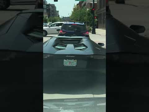 Lamborghini in Downtown of Colorado