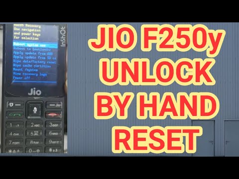 Jio F250y Unlock By Hand Reset | Jio F250y Hand Reset