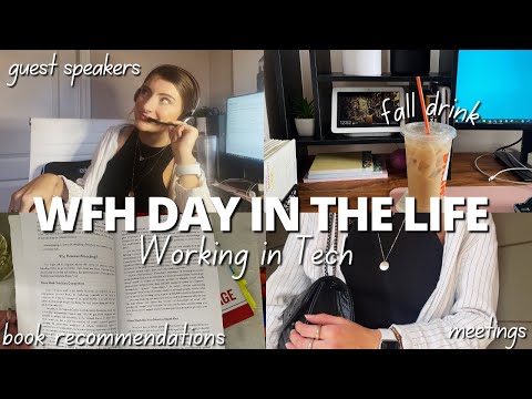 WFH Vlog: Day in My Life | Professional Books Recs, Pumpkin Coffee, Cooking I Working 9-5 in Tech