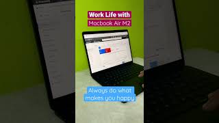 Work life with MacBook Air M2 #shorts #macbook #macbookairm2