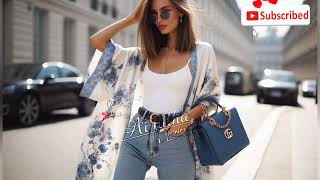 Chic Summer Vibes: Styling Floral Kimonos Effortlessly | AI Art Lookbook