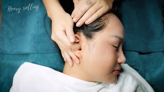 ASMR Ear massage and Ear cleaning for Deep Sleep Fastly at Haana Beauty | Spa Asmr massage sound