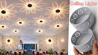 How to Make Modern LED Ceiling Lights Home Decor LED Ceiling Light Bedroom Ceiling Design Light Diy
