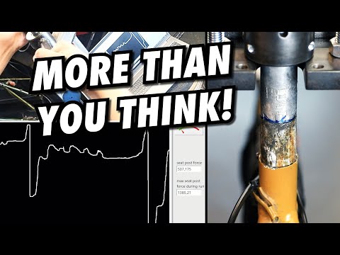 How much Force does it take to Pull out a Stuck Seatpost? We Measured it!