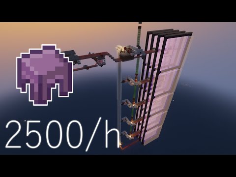 I Built a Shulker Farm(2500 Shulker Shells per hour)【Timelapse #9】