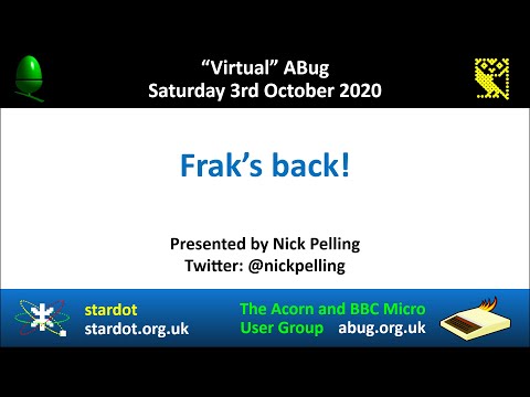ABug 08: Frak’s back! (Nick Pelling/Aardvark Studios) PC Game, Steam, GameMaker Studio 2, BBC Micro