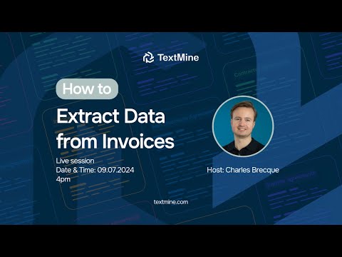 How to extract data from invoices using AI