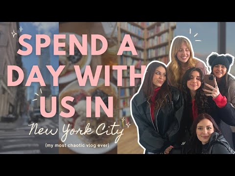 BOOK BESTIES in NYC 📖💫 my most chaotic vlog ever, jellycat exchange, barnes & noble, raising cane's