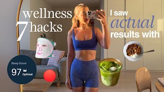the 7 wellness hacks that I’ve actually seen results from (sleep hygiene, skin, exercise)