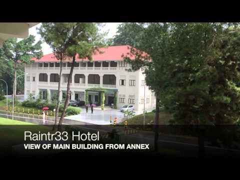 Slow motion showers viewed from Raintr33 Hotel
