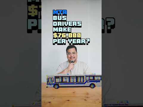 🚎 MTA Bus Drivers make $76,000 per year? #busdriver #jobsearch #salarytransparency #salary #nyc