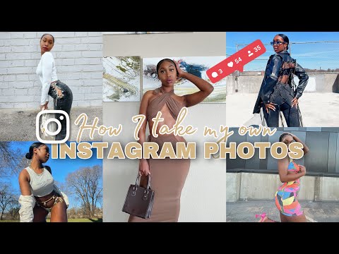 HOW I TAKE MY OWN INSTAGRAM PHOTOS🤎|equipment+poses+confidence+apps