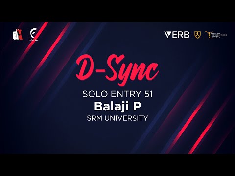 D-SYNC | Solo entry 51 - Balaji P