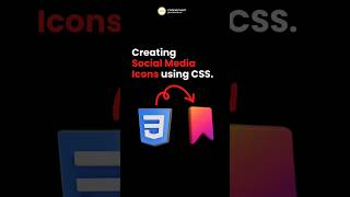 Creating Social Media Icons using Html5 CSS3. #htmlandcss #html5 #css3 #cssloader #csshovereffect