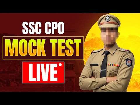 🔴 LIVE MOCK TEST | SSC CPO Full Test - 02 | Testbook