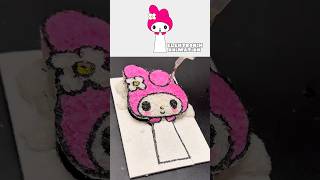 I Drew a Sprunki OC My Melody with clay #mysprunkioc #mymelody #clayart #diy @Elektronik_Animation