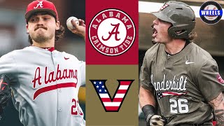 #18 Alabama vs #15 Vanderbilt (AMAZING RUBBER MATCH!) | 2025 College Baseball Highlights