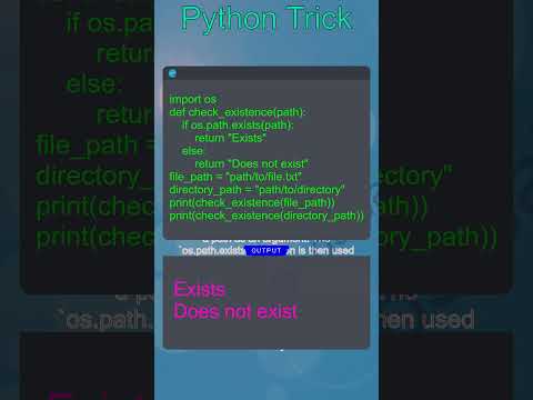 Checking File or Directory Existence in Python: Ensuring Data Integrity and Handling File Operations