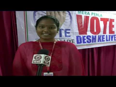 Voter Awareness Program   KITS Singapur  Huzurabad
