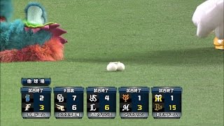 【プロ野球パ】お調子者のスラィリー、勢いあまってチャームポイントの目が… 2015/06/13 H-C