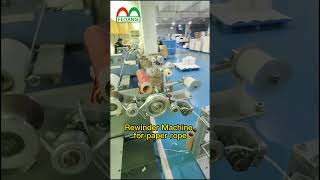 #rewinder  paper rope roll rewinding machine