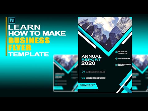 Photoshop Tutorial : Make Business Flyer Design : How To Design