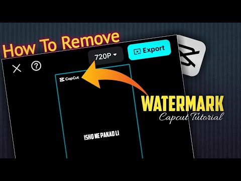 how to Remove New Video Watermark In Capcut