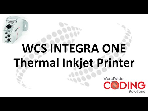 Integra One Thermal Inkjet Printer - Worldwide Coding Solutions