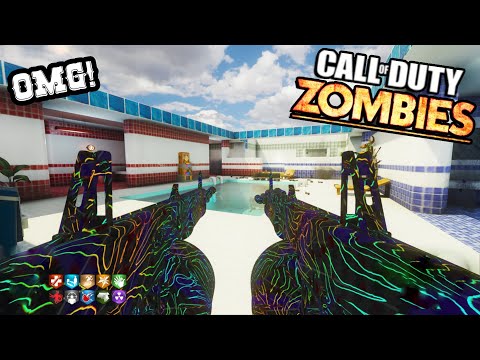 DUAL AA-12's Is A Dream Come True In This Custom Zombies Map!