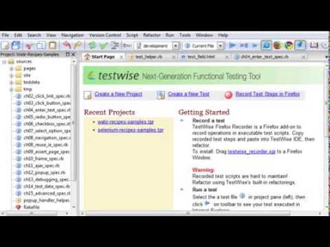 Watir Recipes in Action