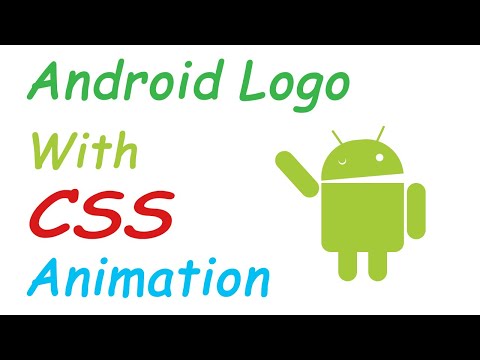 How to make Android Logo with CSS animation ( Web Tutorials 💻 уроки по веб )