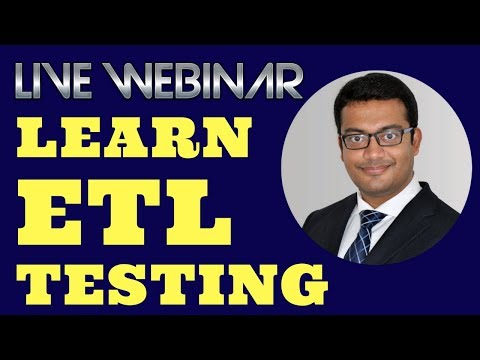 Live Webinar - ETL Testing Concepts | Learn All About ETL | ETL - Video Tutorial