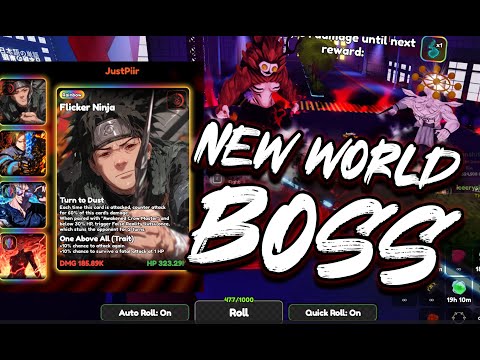 ROBLOX Anime Card Clash - New World Boss and Update