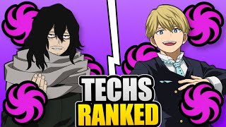 Ranking Every Technical Character in My Hero Ultra Rumble (Worst to Best)