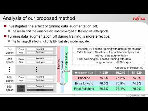 An Efficient Technique for Large Mini-batch Challenge of DNNs Training on Large Scale Cluster