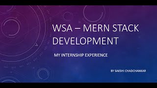 My Internship Experience  at WebStack Academy