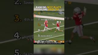 Ranking Best Plays of the 2025 College Football Playoffs #ranking #collegefootball #cfp #shorts