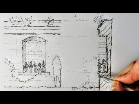 How I Improve My Architectural Sketching (Practice Session)