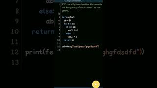 Count alphabet in python on Android #coding #python #programming #codewiz #codingadventures