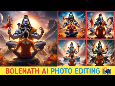 bholenath ai photo editing || bholenath ai photo editing in instagram || #ai #editing #instagram
