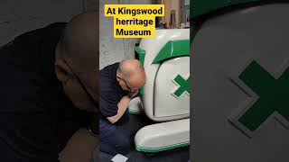 Today we're at Kingswood Heritage Museum. Giving the Green Cross Code Droid a little service.